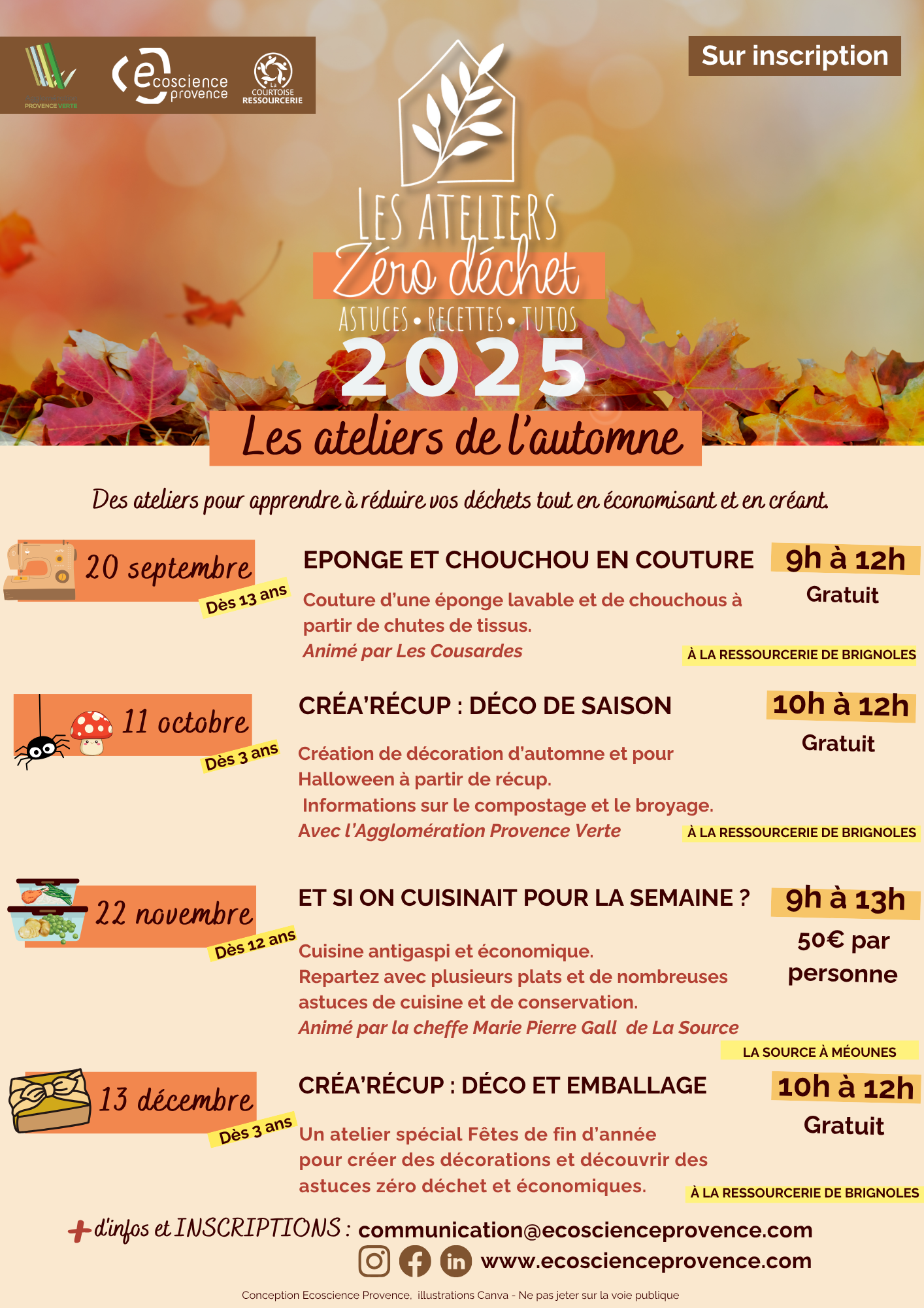 Programme automne 2025 Programme automne 2025