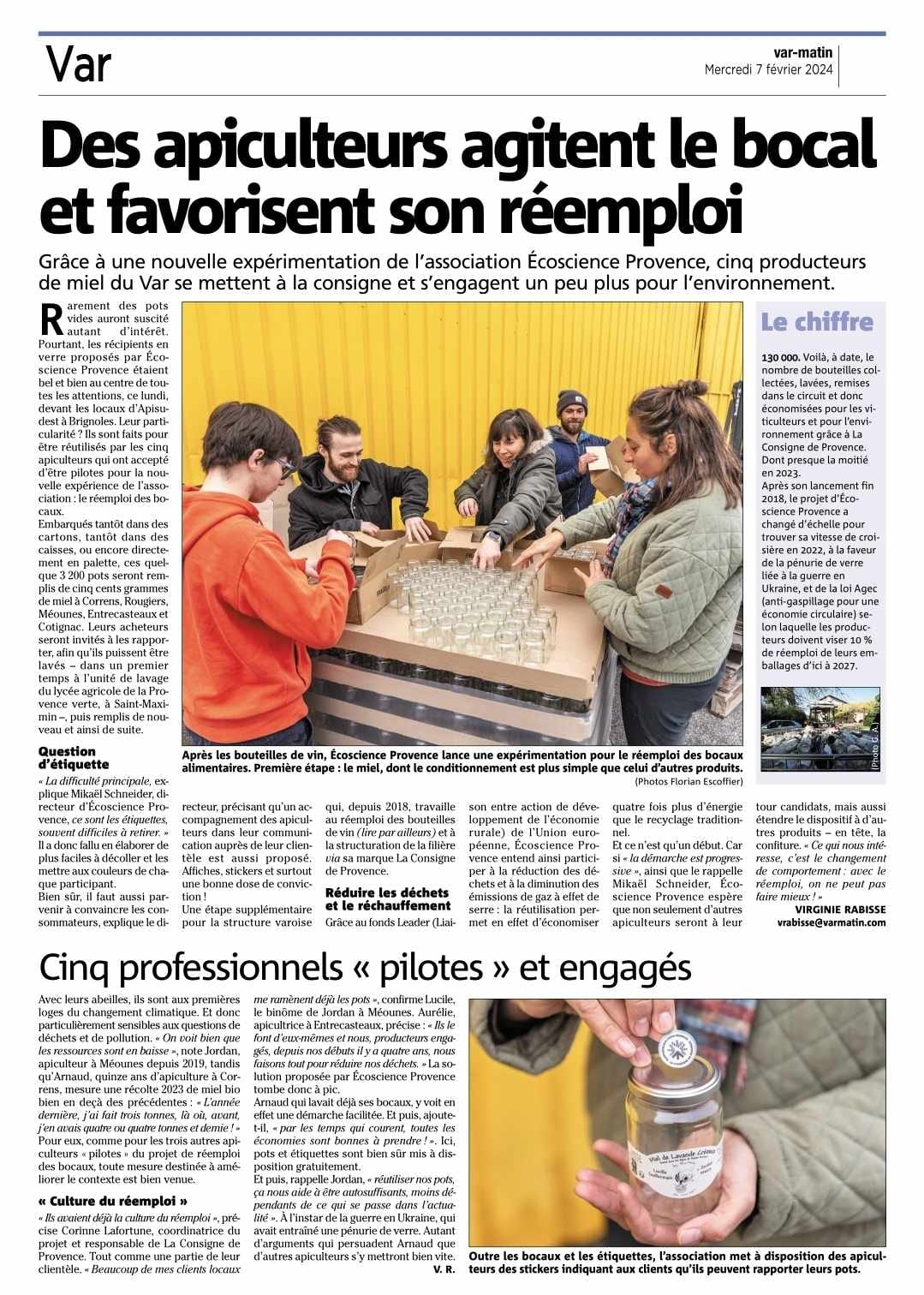 240207_article Var matin_distribution bocaux