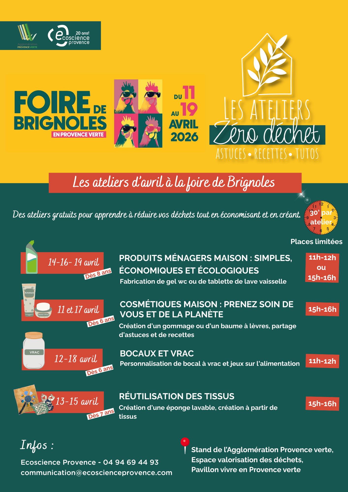 Atelier zéro déchet foire brignoles