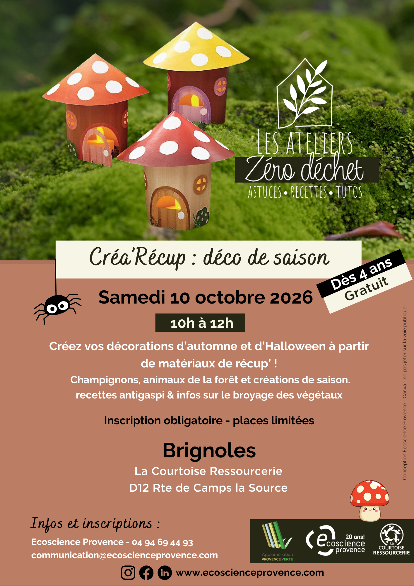 Créa récup déco de saison halloween